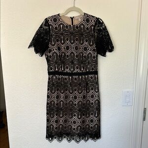 Elegant Black Lace Dress